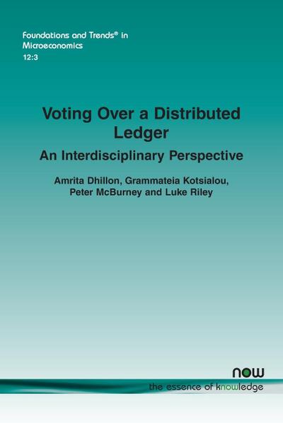 Voting Over a Distributed Ledger