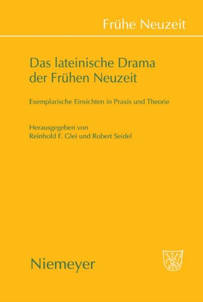 Das lateinische Drama der Frühen Neuzeit