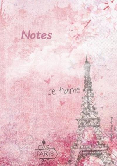 Notizbuch A5 liniert [Paris] Softcover von Daily Paper Design | 80 Seiten | als Tagebuch, Bullet Journal, Notizheft | FSC-zertifiziert & aus nachhaltiger und umweltschonender Forstwirtschaft
