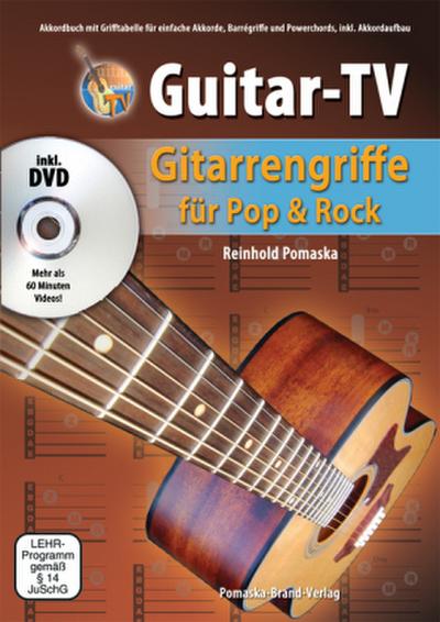 Guitar-TV: Gitarrengriffe für Pop und Rock mit DVD, m. 1 DVD-ROM
