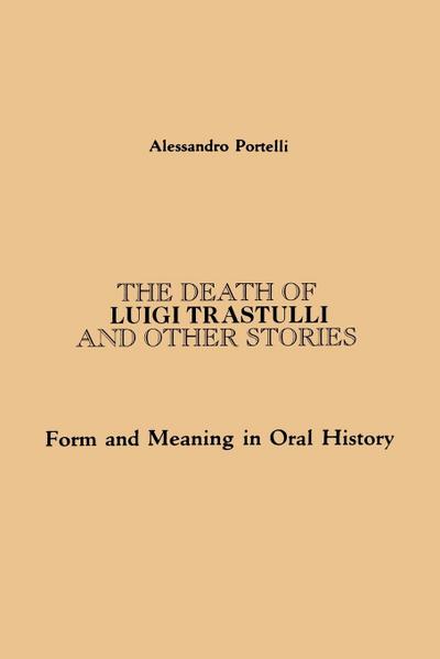 The Death of Luigi Trastulli and Other Stories
