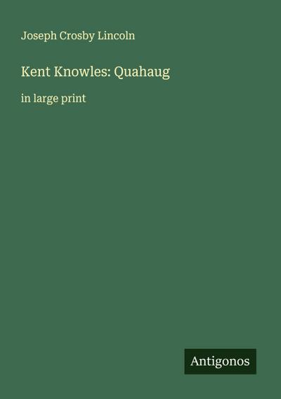 Kent Knowles: Quahaug