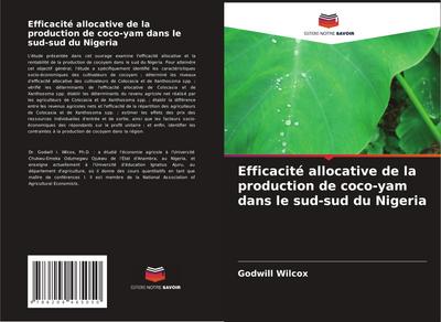 Efficacité allocative de la production de coco-yam dans le sud-sud du Nigeria