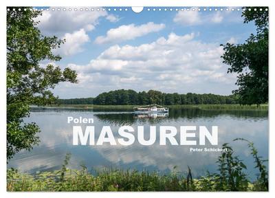 Polen - Masuren (Wandkalender 2024 DIN A3 quer), CALVENDO Monatskalender