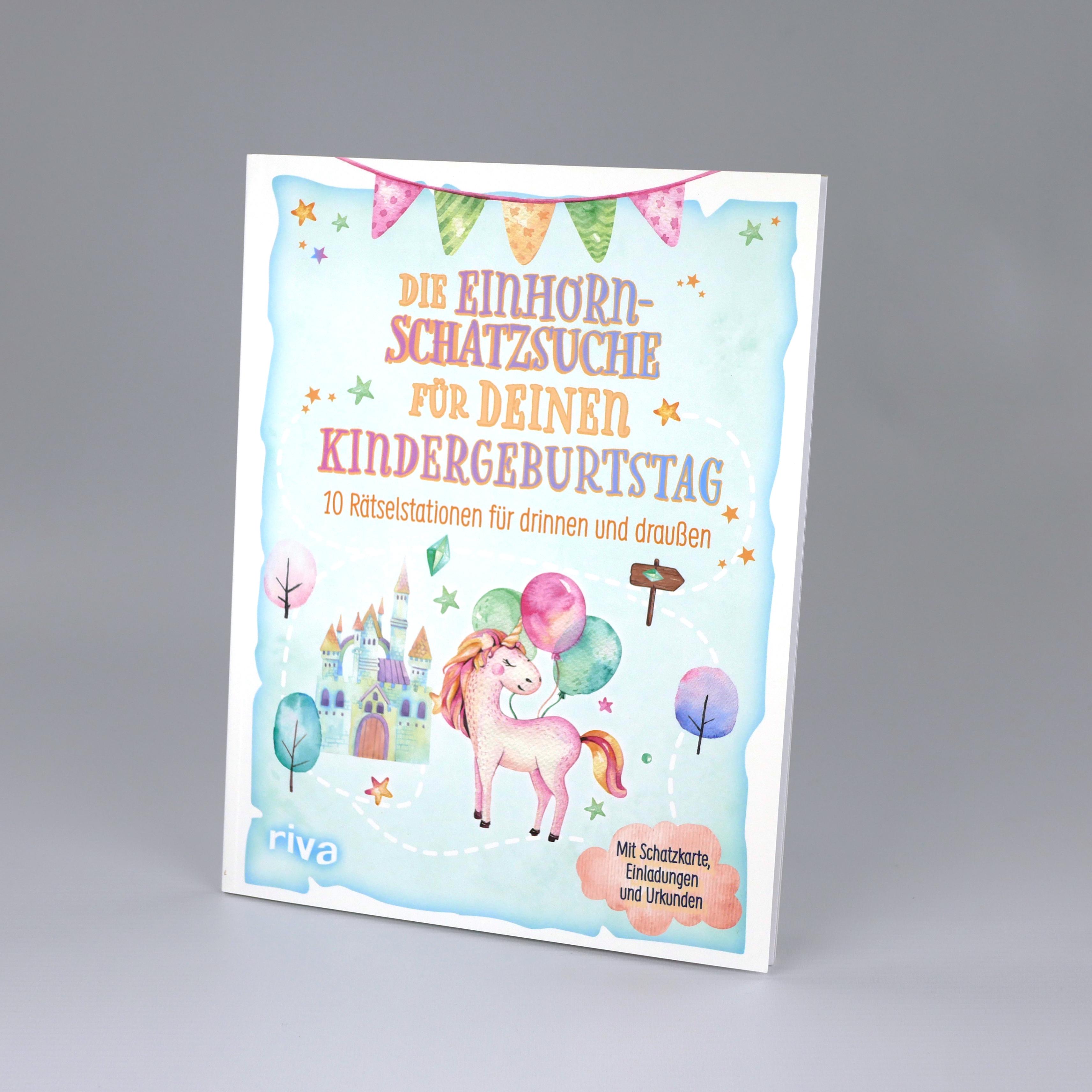 DIE EINHORN-SCHATZSUCHE/-SCHNITZELJAGD FÜR deinen Kindergeburtstag, EUR