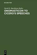 Onomasticon to Cicero’s Speeches