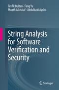 String Analysis for Software Verification and Secu