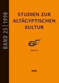 Studien zur Altägyptischen Kultur Band 25