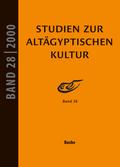 Studien zur Altägyptischen Kultur Band 28