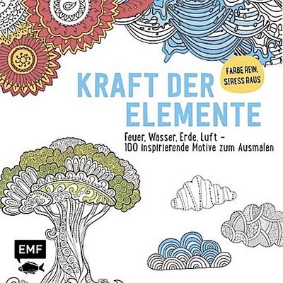 Kraft der Elemente, Ausmalbuch für Erwachsene