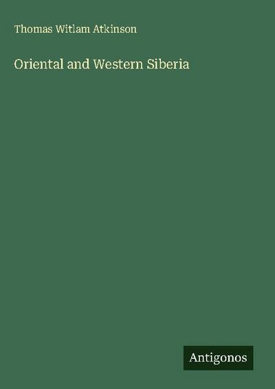 Oriental and Western Siberia