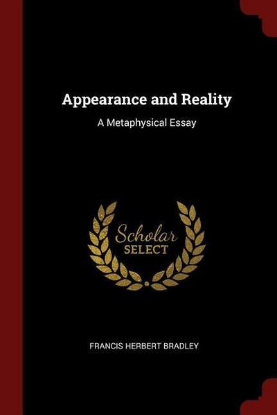 APPEARANCE & REALITY