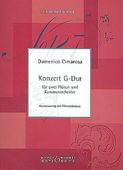 Konzert G-Durfür 2 Flöten und Kammerorchester
