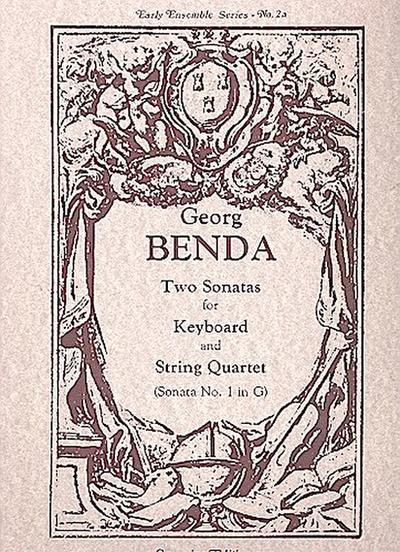 Sonata G major no.1 forkeyboard and string quartet