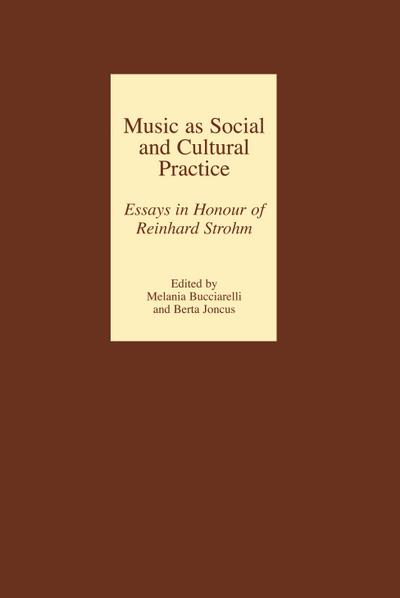 Music as Social and Cultural Practice