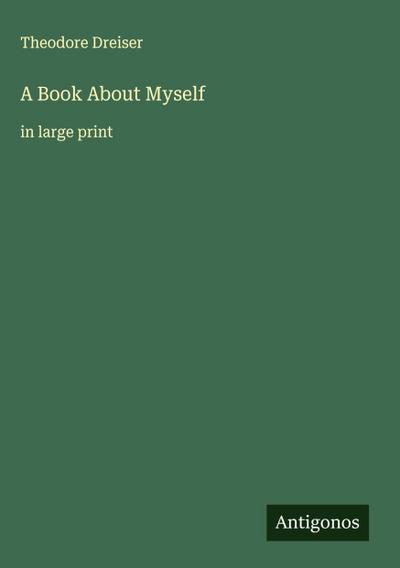 A Book About Myself