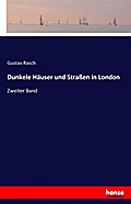 Dunkele Häuser und Straßen in London