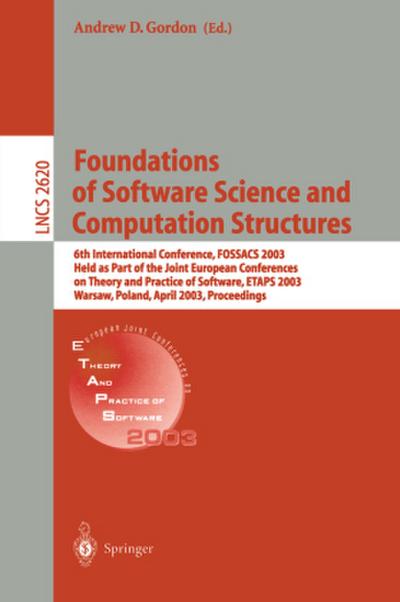 Foundations of Software Science and Computational Structures