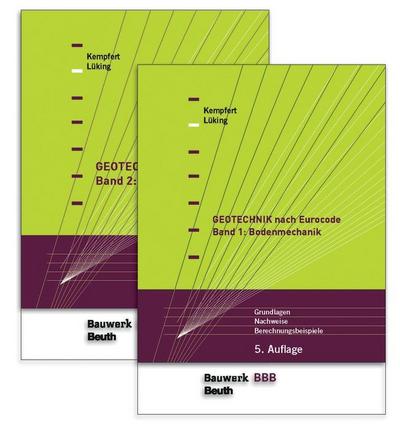 Paket Geotechnik nach Eurocode. 2 Bände
