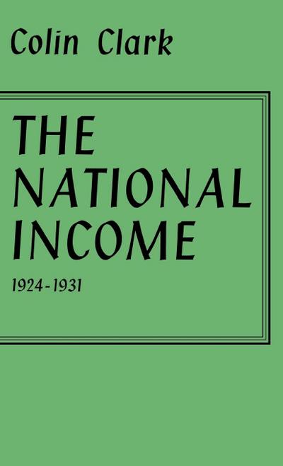 National Income 1924-1931