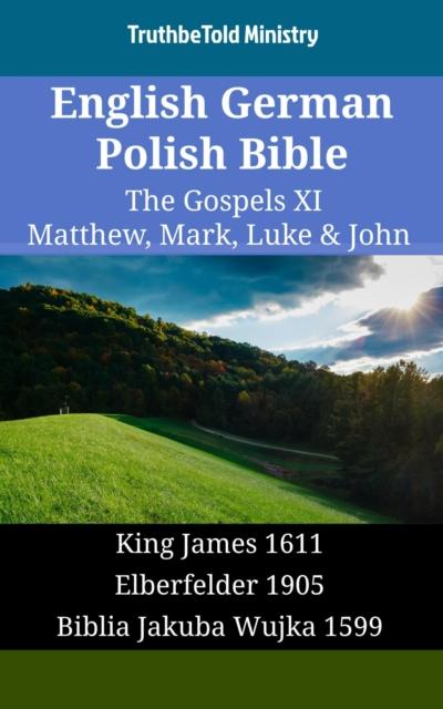 English German Polish Bible - The Gospels XI - Matthew, Mark, Luke & John