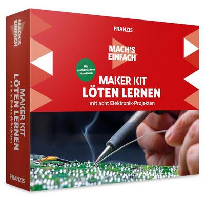 FRANZIS 67122 Mach’s einfach Maker Kit Löten lernen
