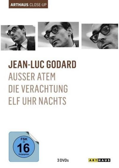 Jean-Luc Godard, 3 DVDs