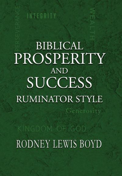 Biblical Prosperity and Success