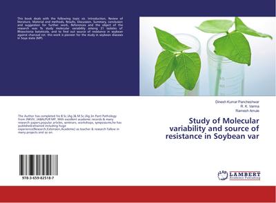 Study of Molecular variability and source of resistance in Soybean var