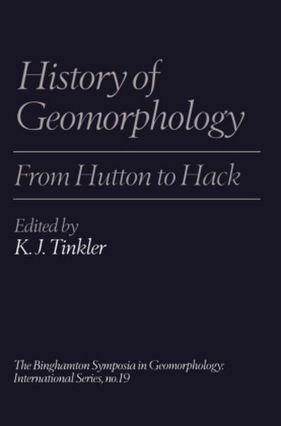 History of Geomorphology