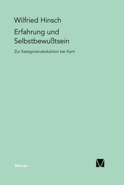 Erfahrung und Selbstbewußtsein