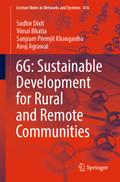 6G: Sustainable Development for Rural and Remote Communities