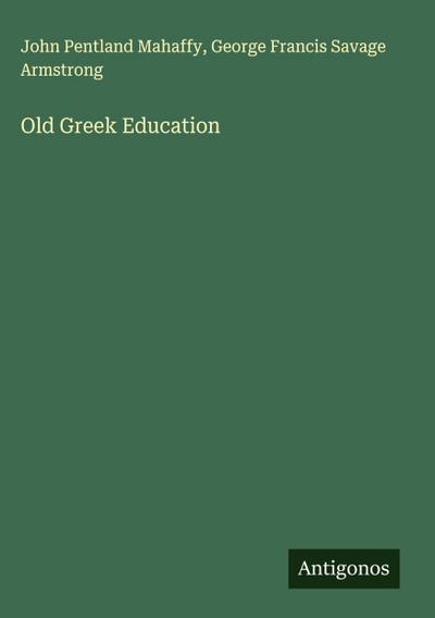 Old Greek Education