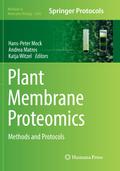 Plant Membrane Proteomics