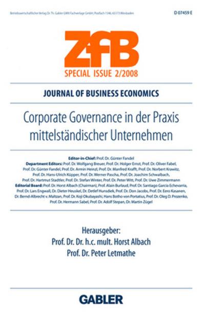 Corporate Governance in der Praxis mittelständischer Unternehmen