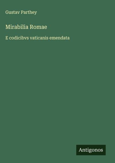 Mirabilia Romae