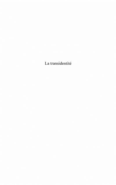 La transidentite - de l’espace mediatique a l’espace public