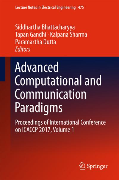 Advanced Computational and Communication Paradigms