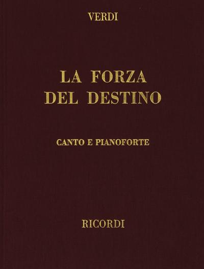 La forza del destinoKlavierauszug,  gebunden