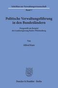 Politische Verwaltungsführung in den Bundesländern.