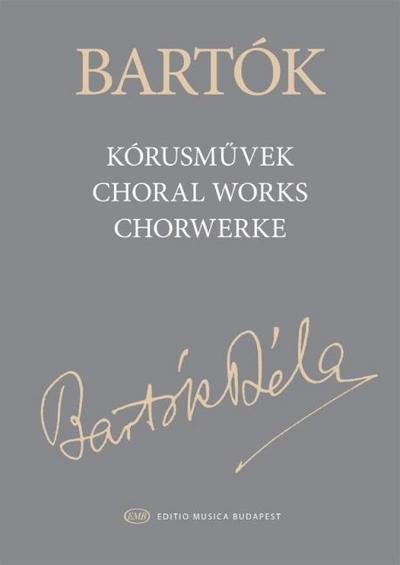 Bartok, B: Choral Works: 3 Clothbound Urtext Editions in Sli
