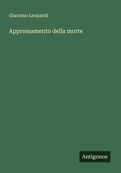 Appressamento della morte