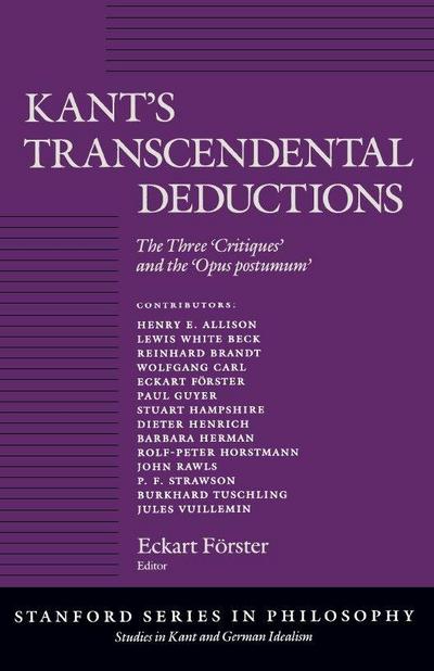 Kant’s Transcendental Deductions