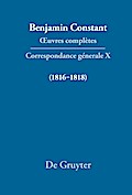 Correspondance générale 1816-1818