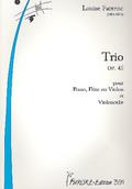Trio op.45für Klavier, Flöte (Violine) und Violoncello