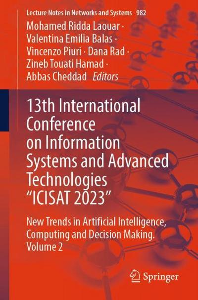 13th International Conference on Information Systems and Advanced Technologies ICISAT 2023
