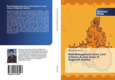 Best Management show Lord krishna :A case study of Bagavath Geetha