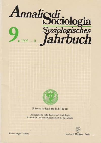 Annali di Sociologia - Soziologisches Jahrbuch.