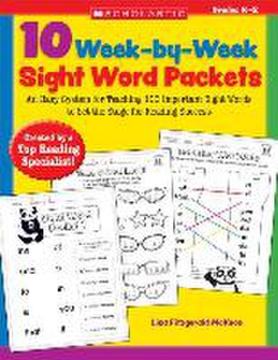 10 Week-By-Week Sight Word Packets