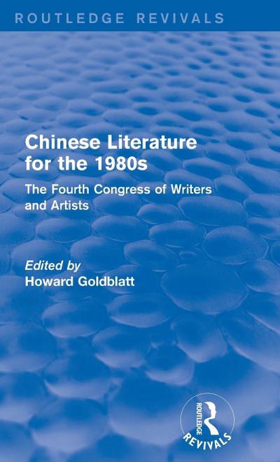 Chinese Literature for the 1980s